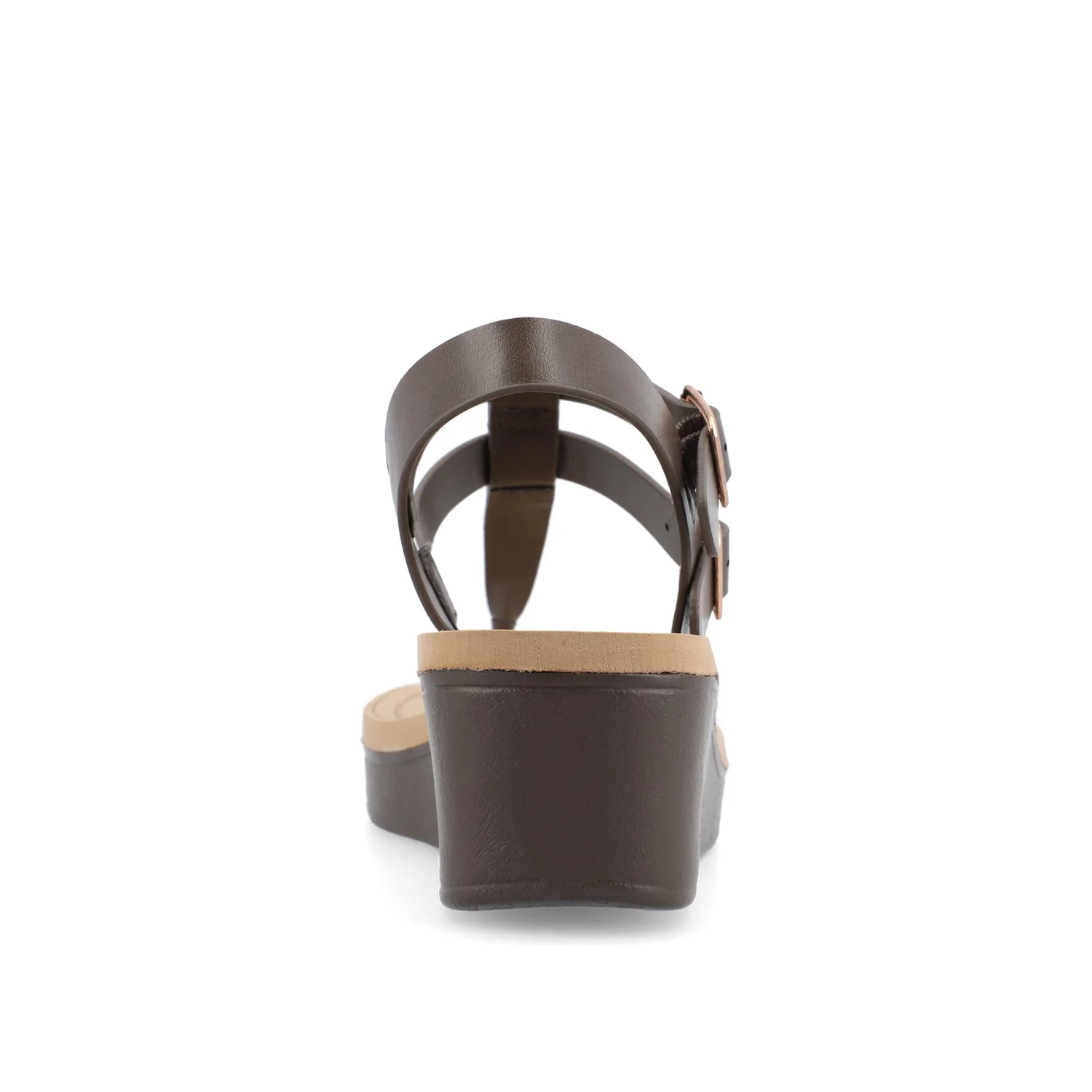 BIANCA WEDGE SANDALS IN WIDE - Brown - Image 6