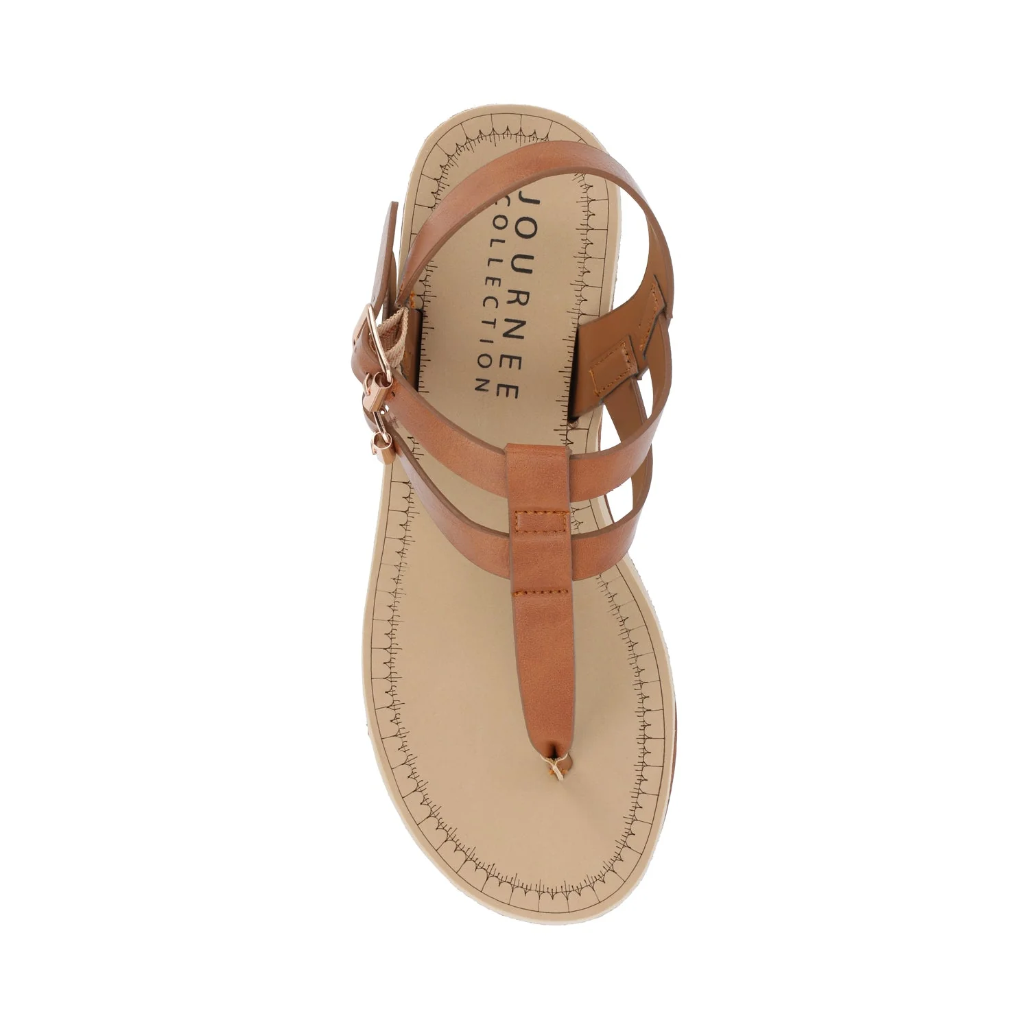 BIANCA WEDGE SANDALS IN WIDE - Tan - Image 4