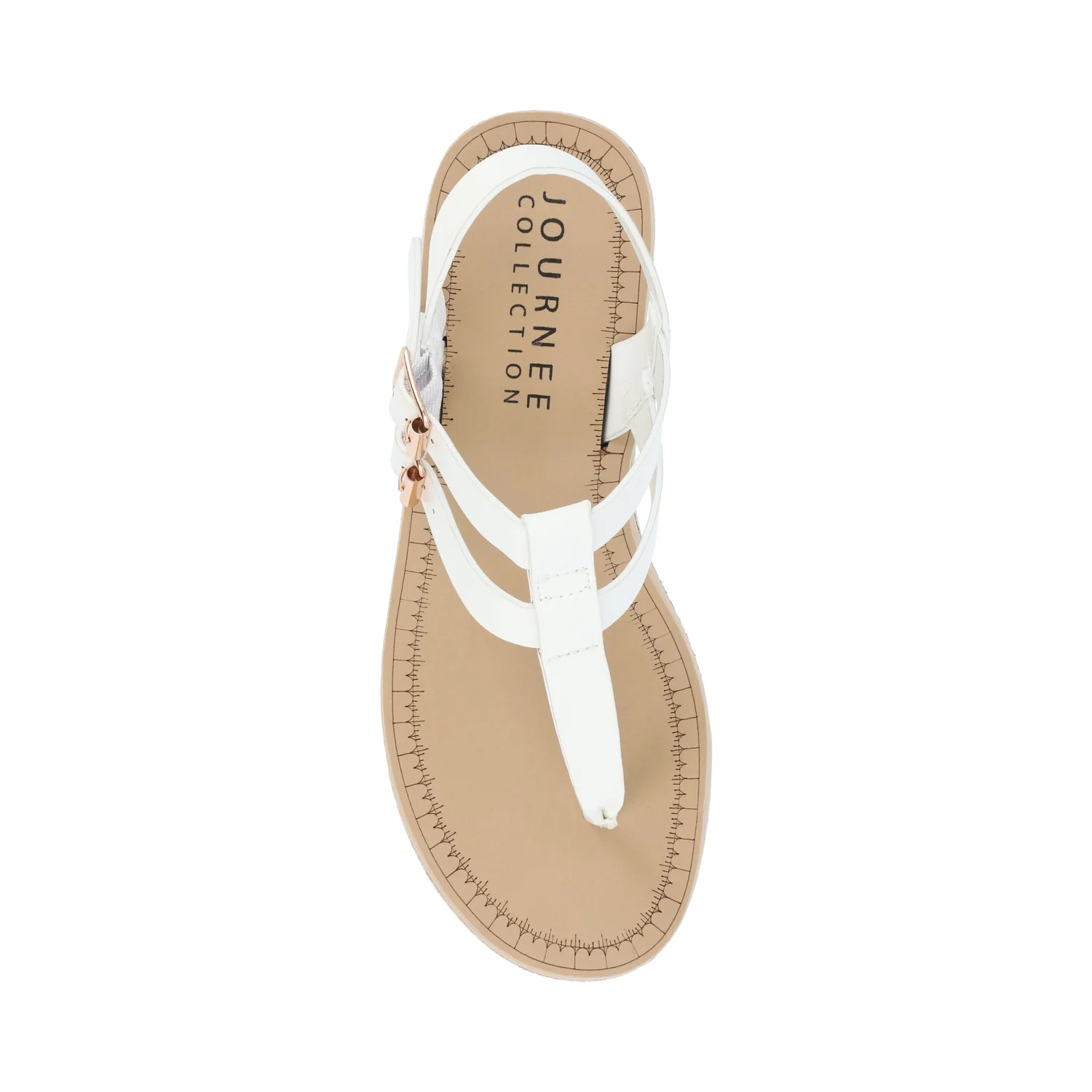 BIANCA WEDGE SANDALS IN WIDE - White - Image 4