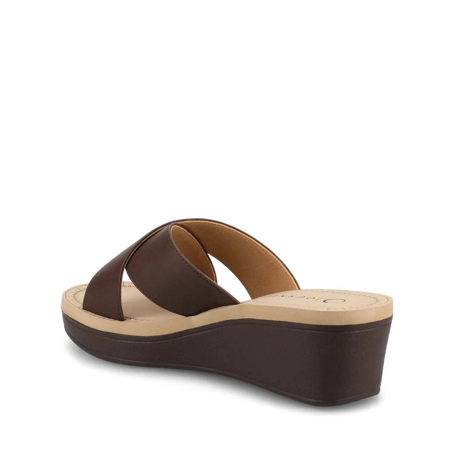Biara Platform Wedge Sandals - Brown - Image 4