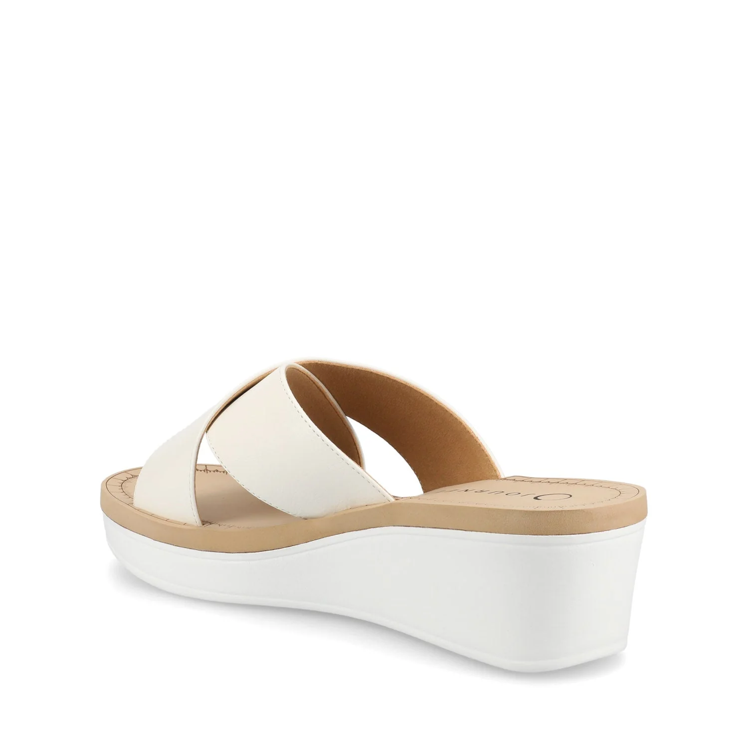 Biara Platform Wedge Sandals - White - Image 4