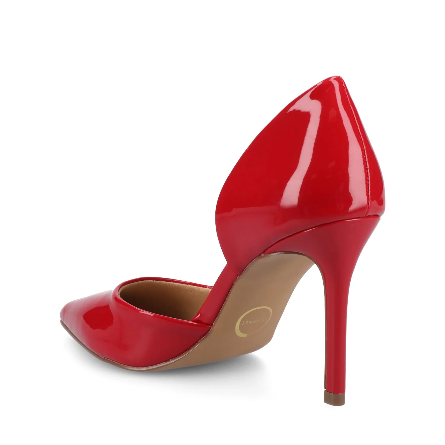 BLANCA D'ORSAY STILETTO PUMPS - Patent Red - Image 3