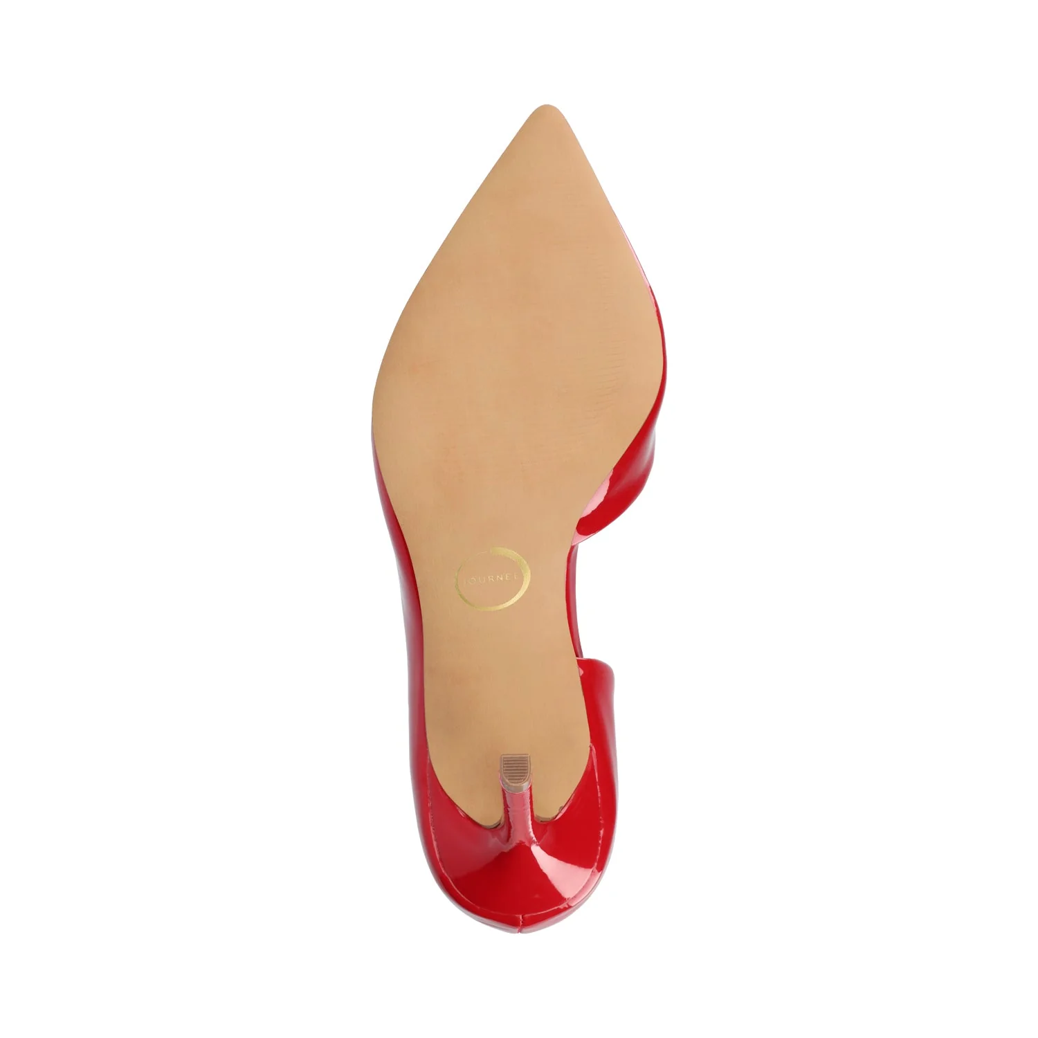 BLANCA D'ORSAY STILETTO PUMPS - Patent Red - Image 5