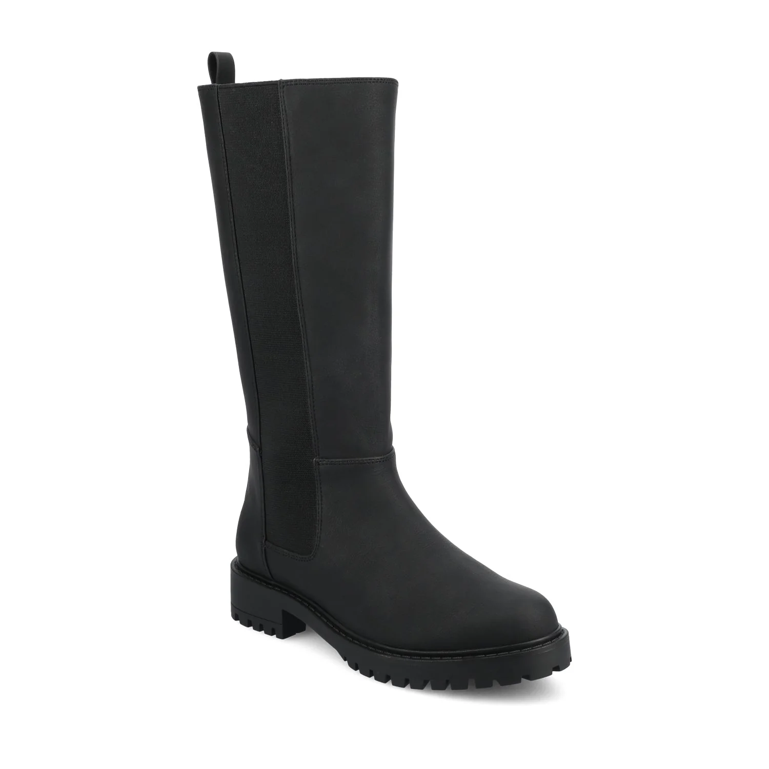 BRANDI KNEE HIGH BOOTS IN EXTRA WIDE CALF - Vintage Black - Image 2