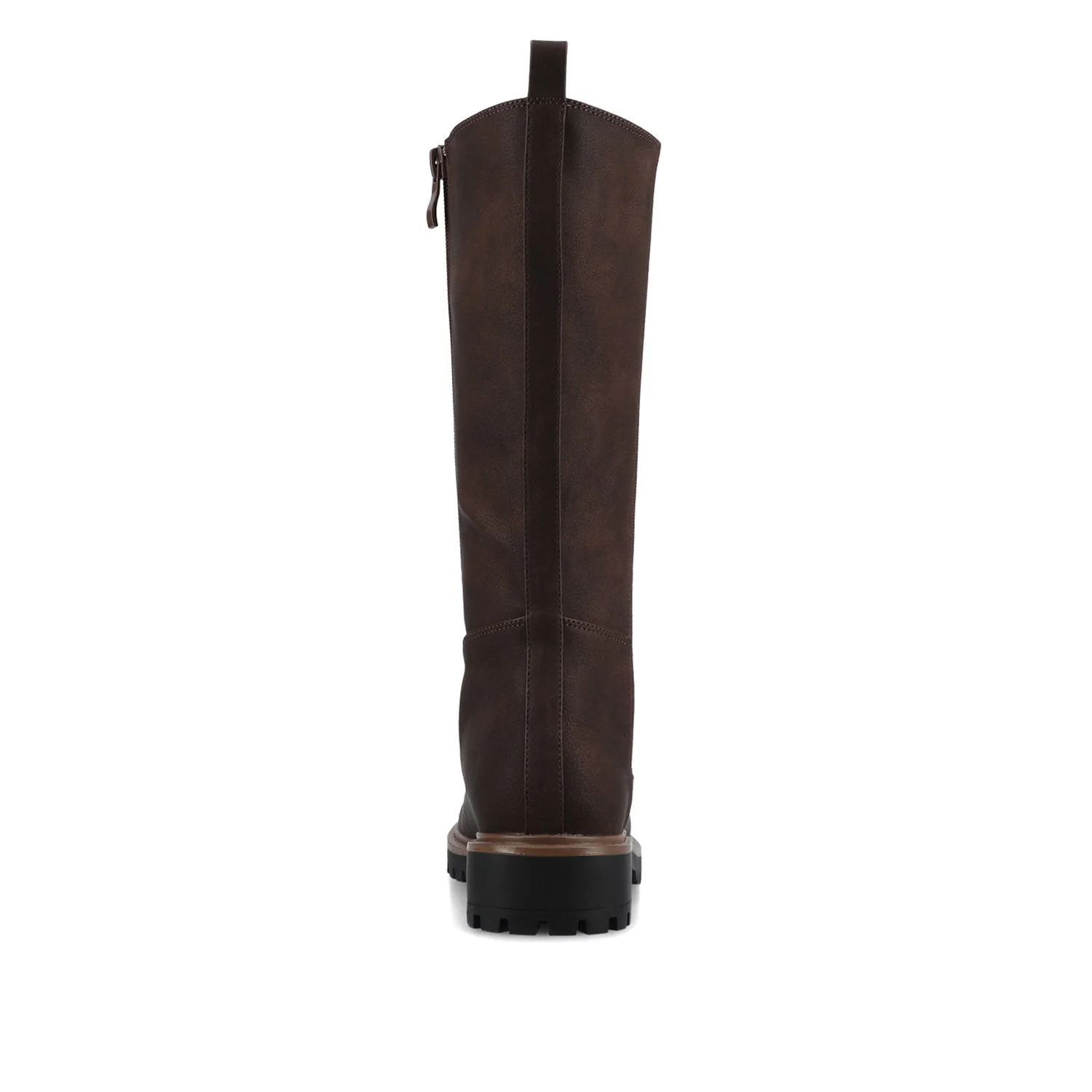 BRANDI KNEE HIGH BOOTS IN WIDE CALF - Vintage Chocolate - Image 6
