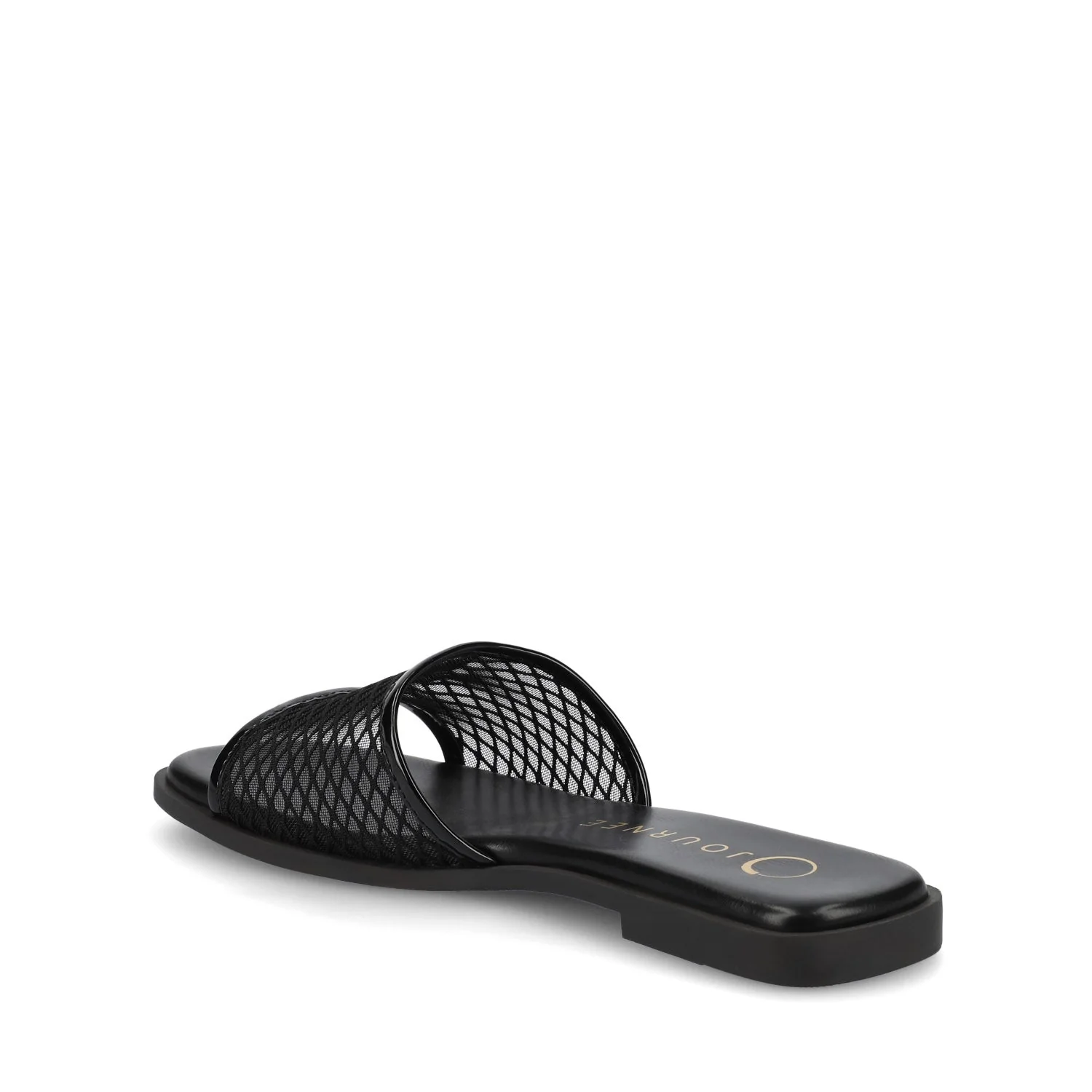 BRECKLEY SLIDE SANDALS IN MESH - Black Mesh - Image 4