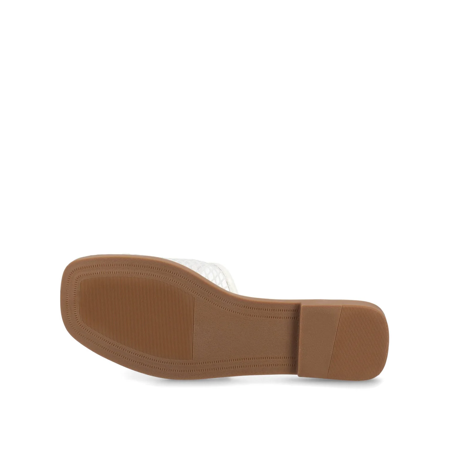 BRECKLEY SLIDE SANDALS IN MESH - White Mesh - Image 5