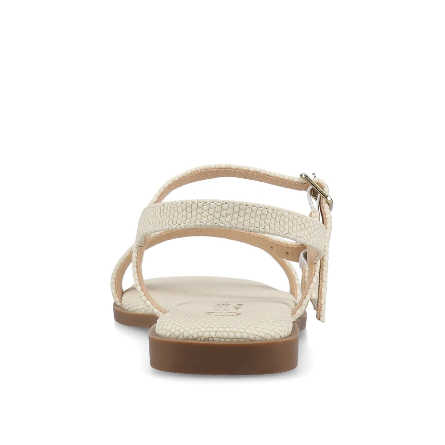 BRIANNA ANKLE STRAP SANDALS - Bone Lizard - Image 6