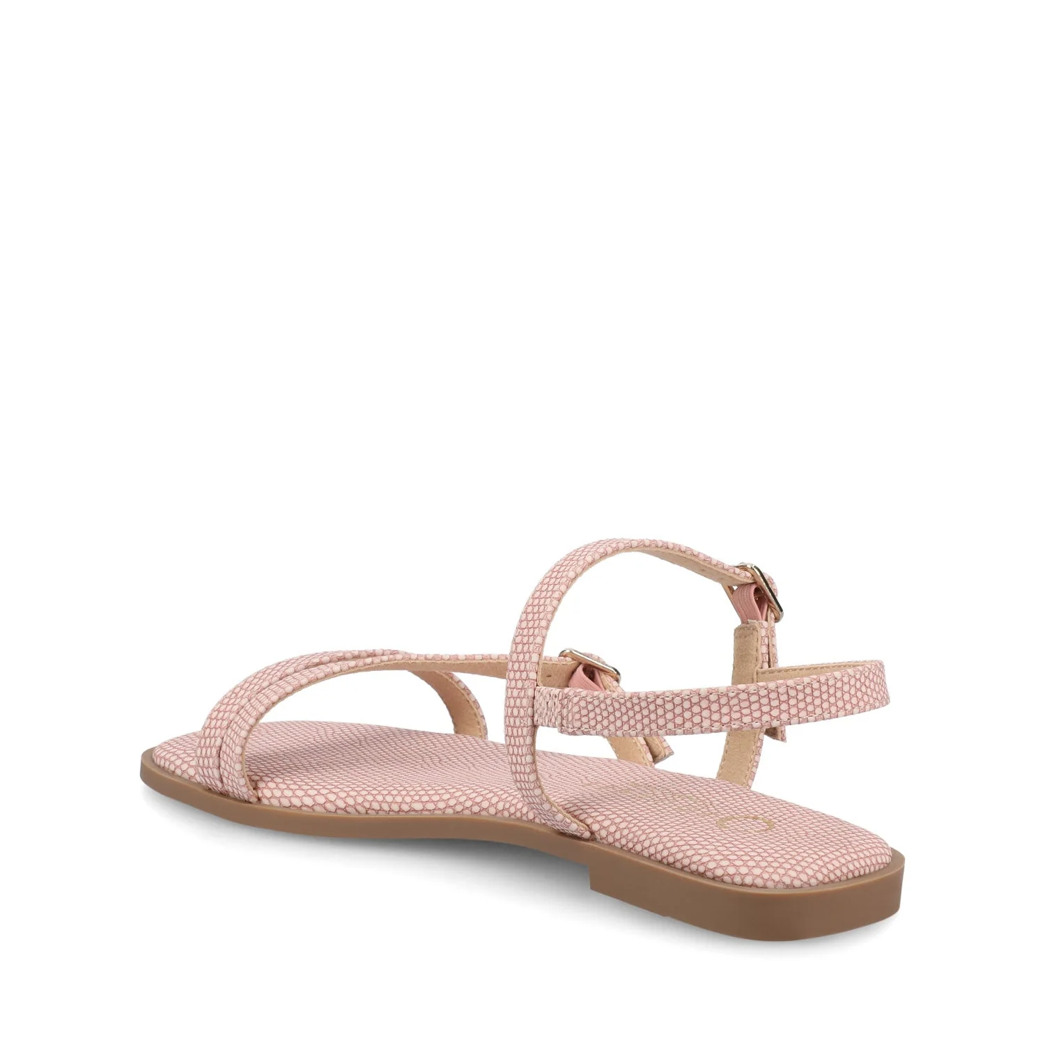 BRIANNA ANKLE STRAP SANDALS - Pink Lizard - Image 3