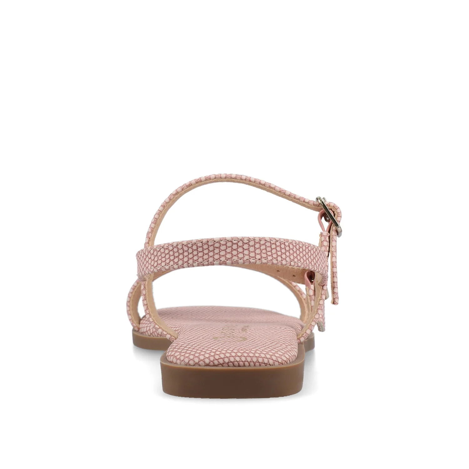BRIANNA ANKLE STRAP SANDALS - Pink Lizard - Image 6