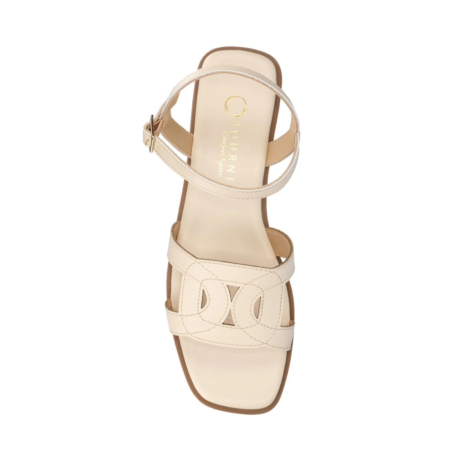BRIDEY ANKLE STRAP SANDALS - Bone - Image 4