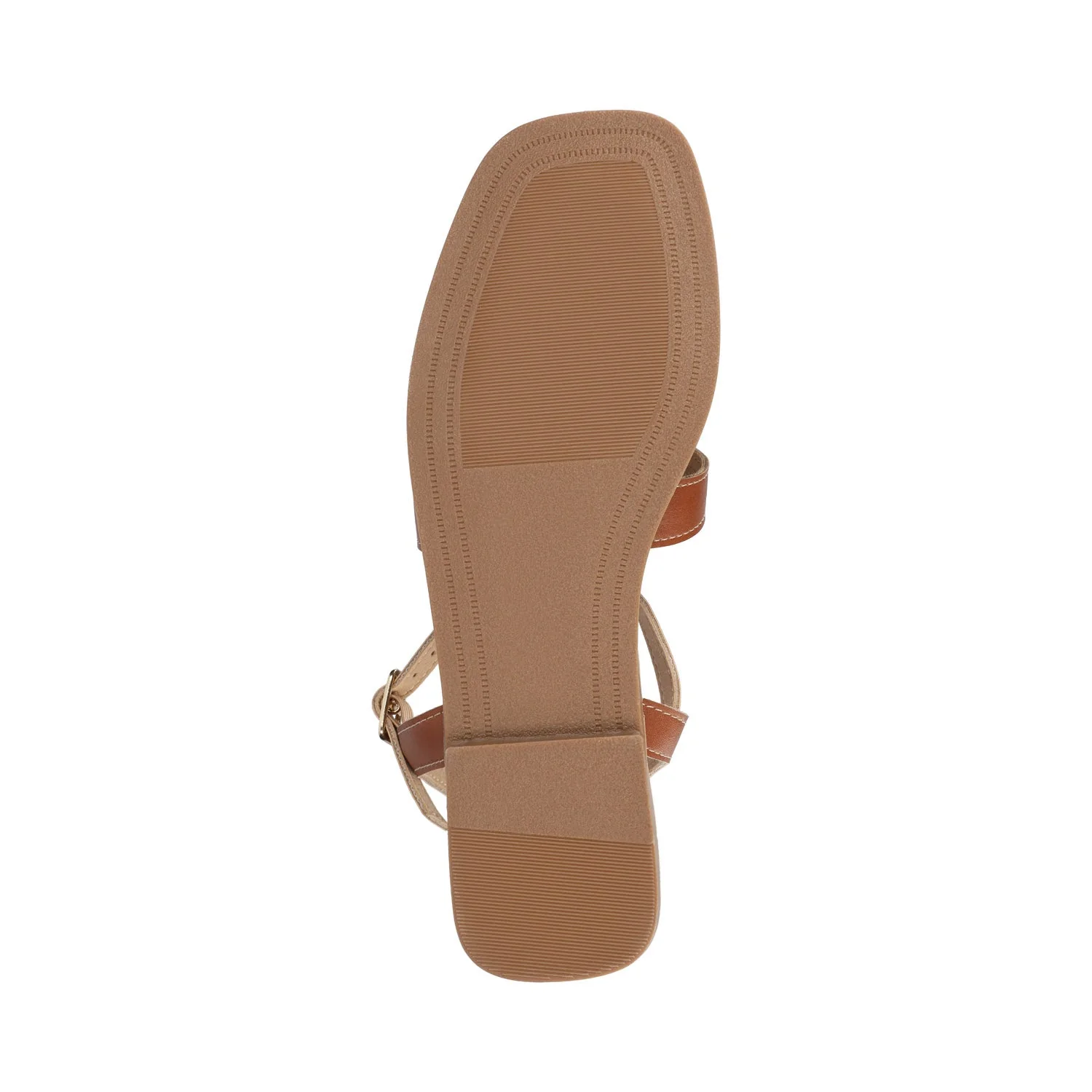 BRIDEY ANKLE STRAP SANDALS - Cognac - Image 5