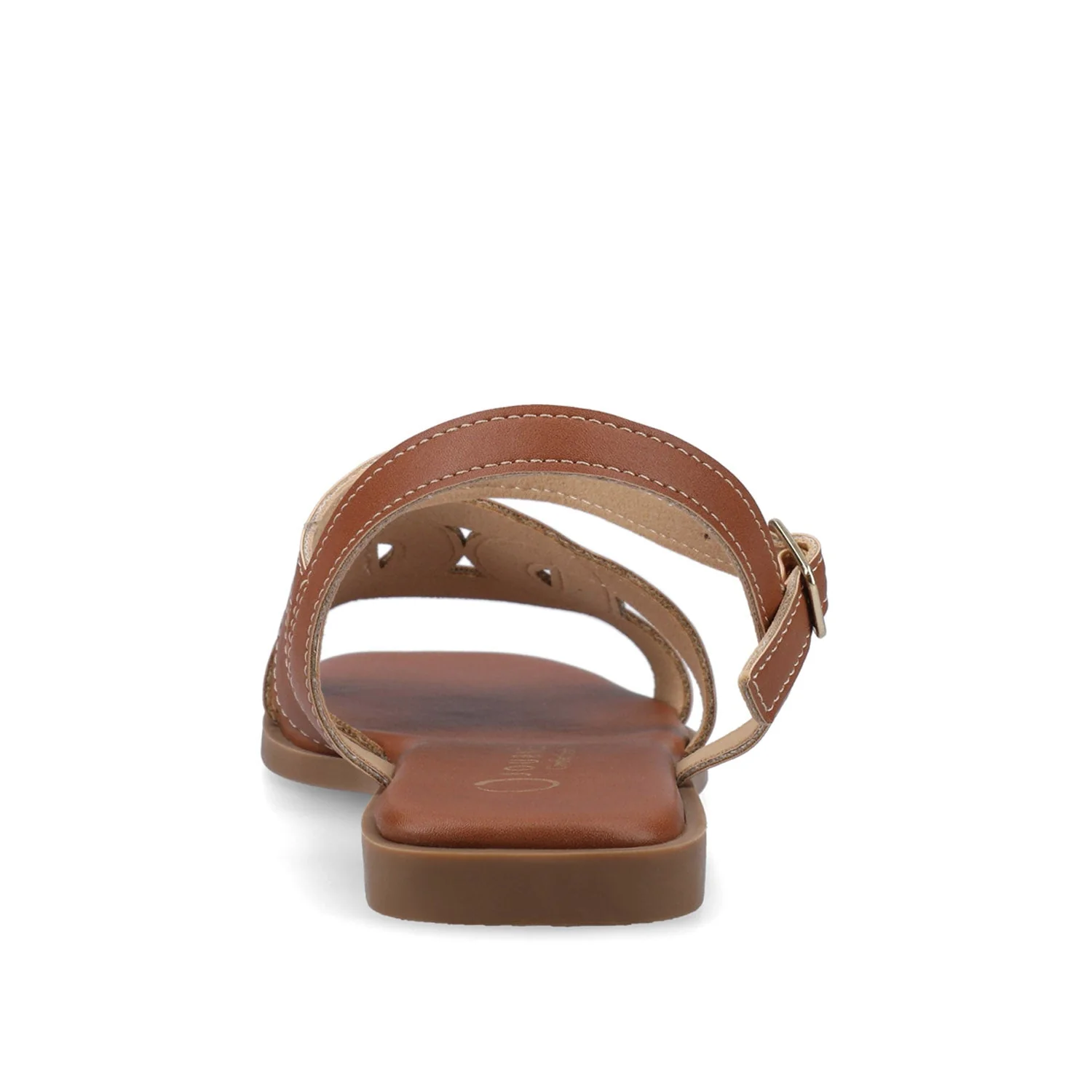 BRIDEY ANKLE STRAP SANDALS - Cognac - Image 6