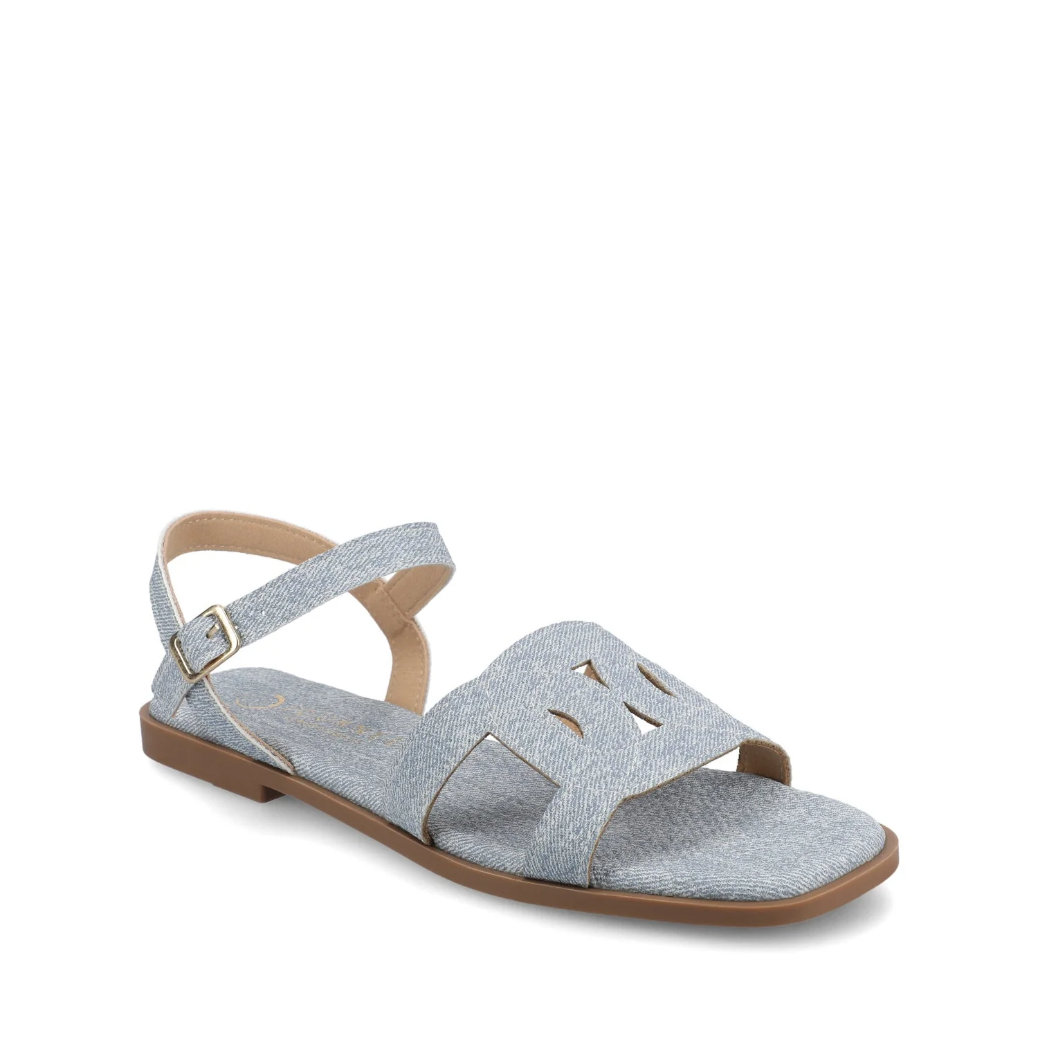 BRIDEY ANKLE STRAP SANDALS - Denim - Image 2