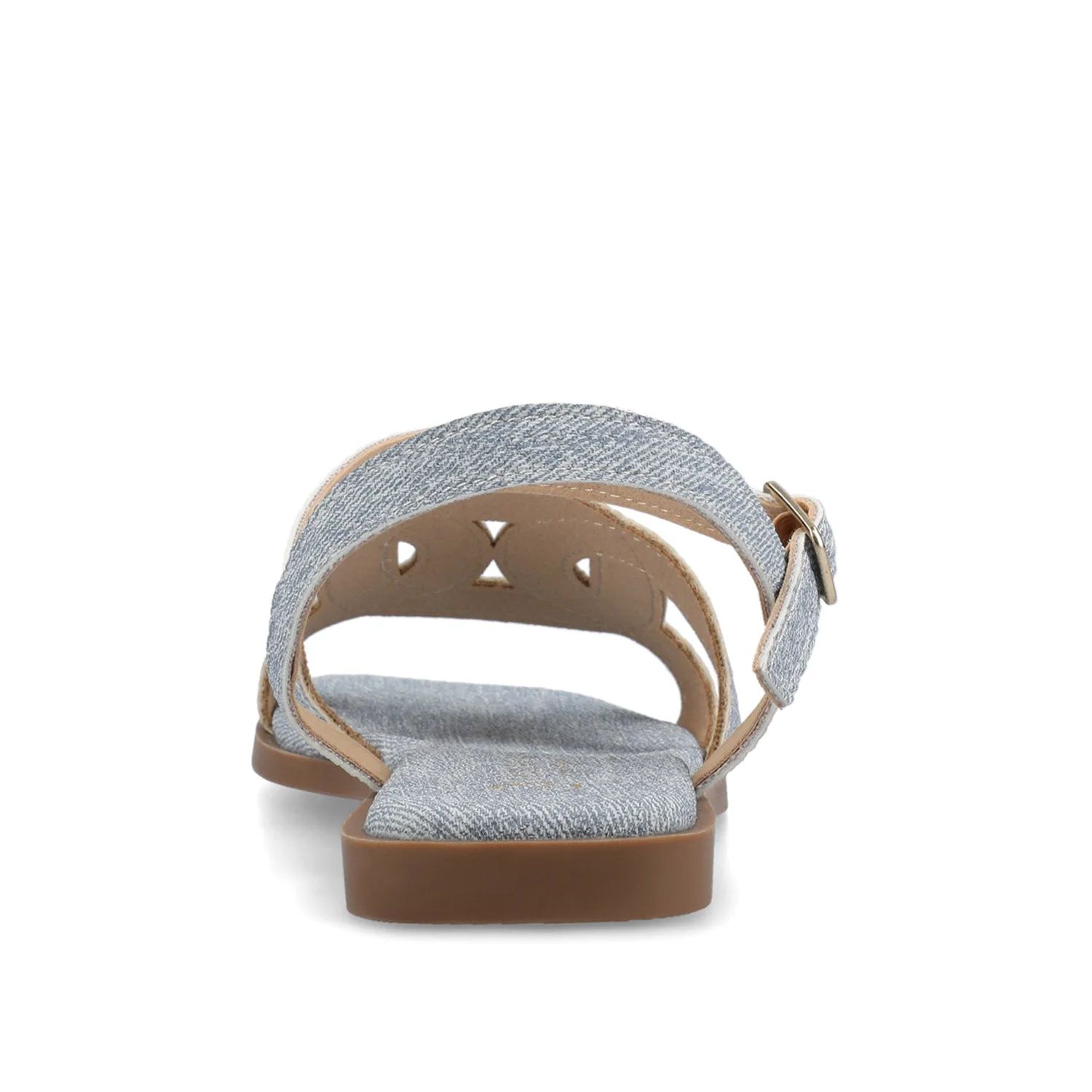BRIDEY ANKLE STRAP SANDALS - Denim - Image 6