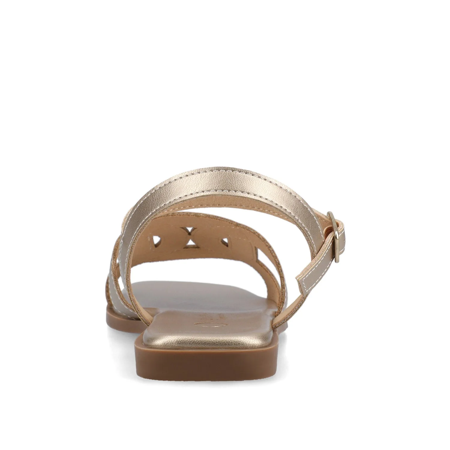 BRIDEY ANKLE STRAP SANDALS - Gold - Image 6