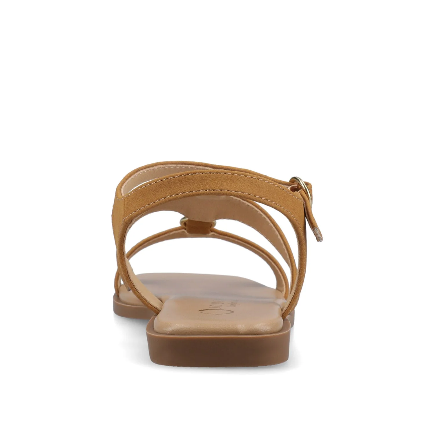 BRILEY ANKLE STRAP SANDALS - Cognac Nubuck - Image 6