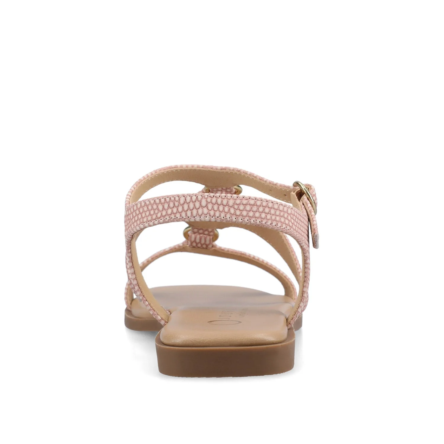 BRILEY ANKLE STRAP SANDALS - Pink Lizard - Image 6