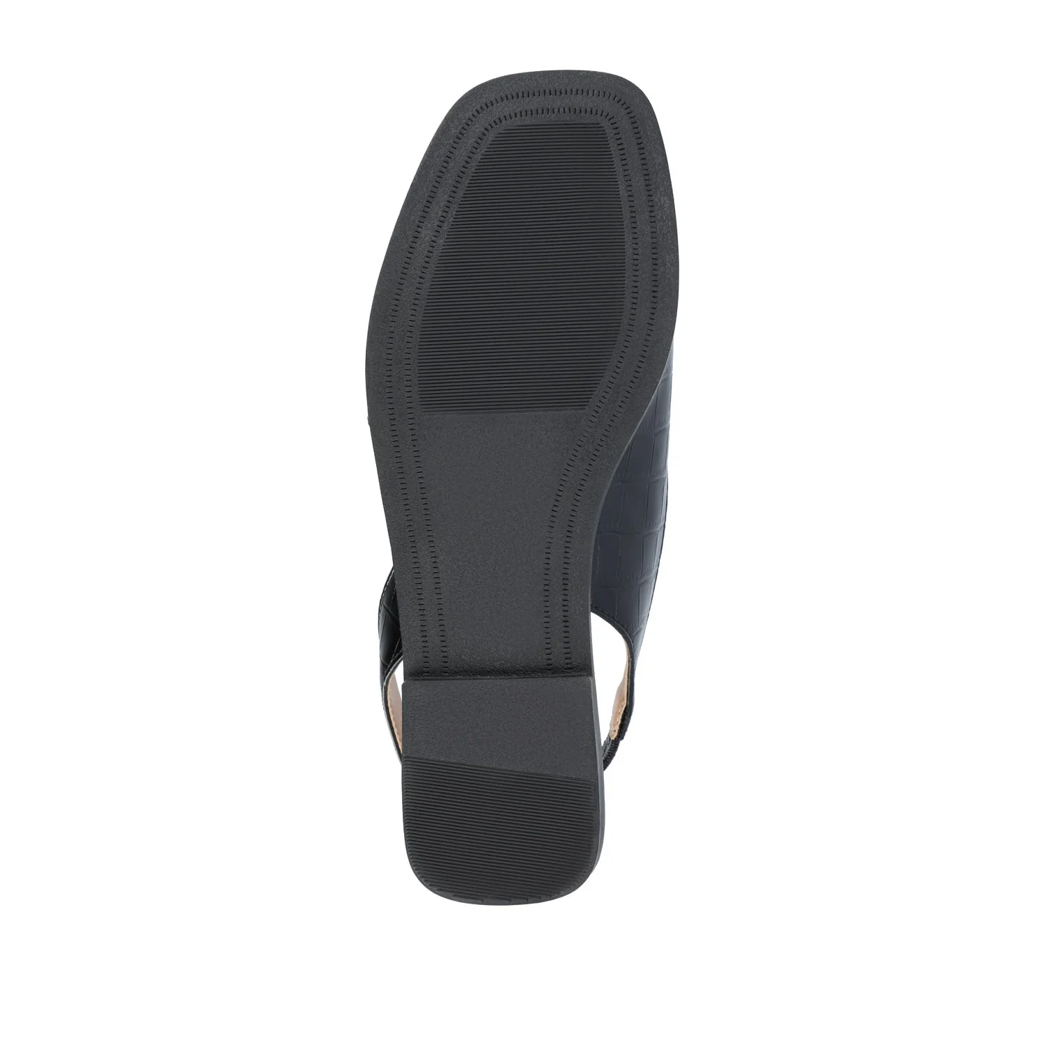 BRINSLEY CUTOUT SANDALS IN CROCO - Black Croco - Image 8