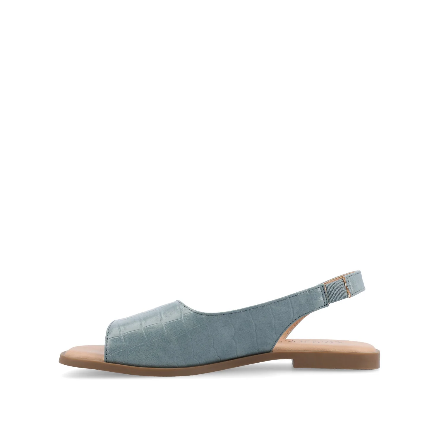 BRINSLEY CUTOUT SANDALS IN CROCO - Blue Croco - Image 3