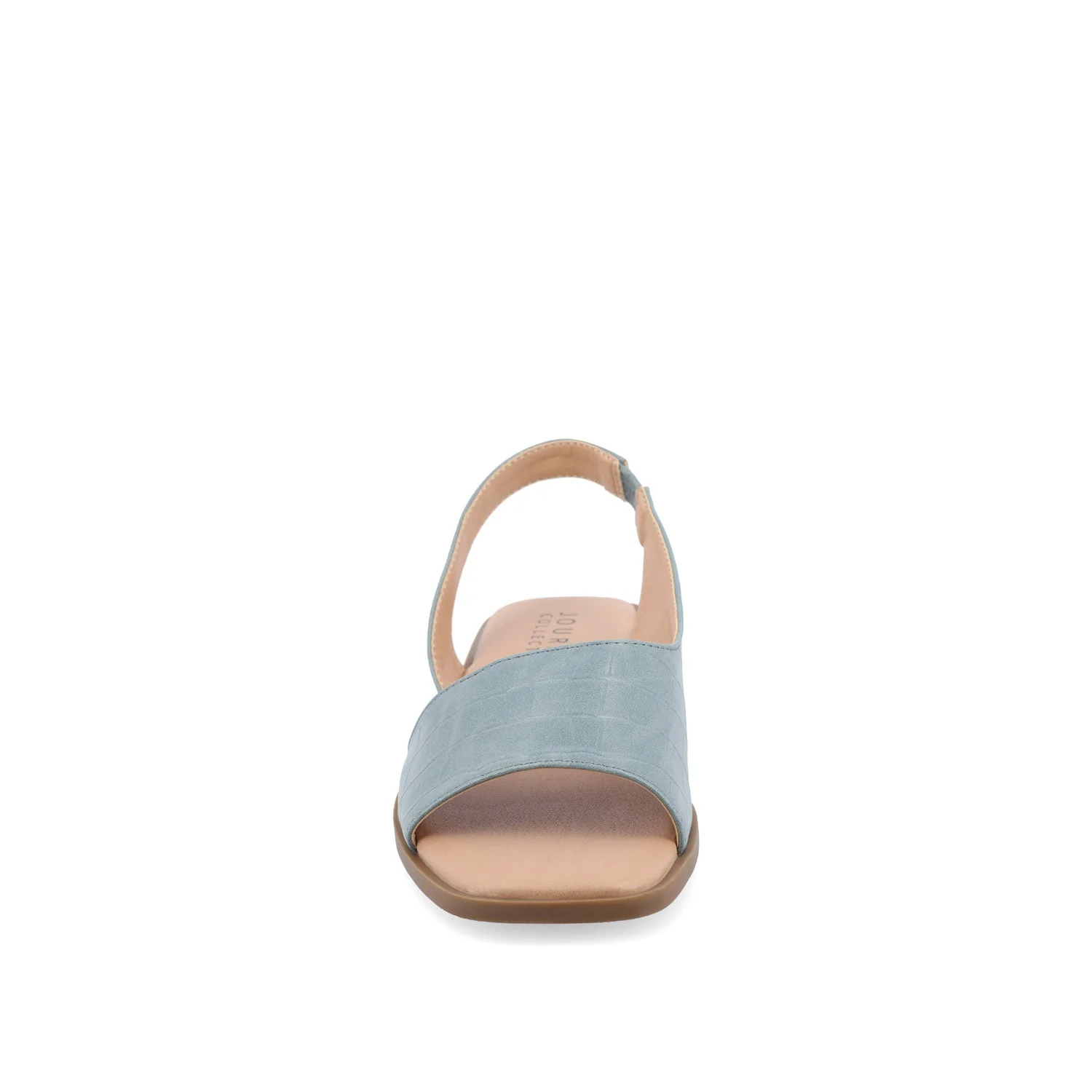 BRINSLEY CUTOUT SANDALS IN CROCO - Blue Croco - Image 5