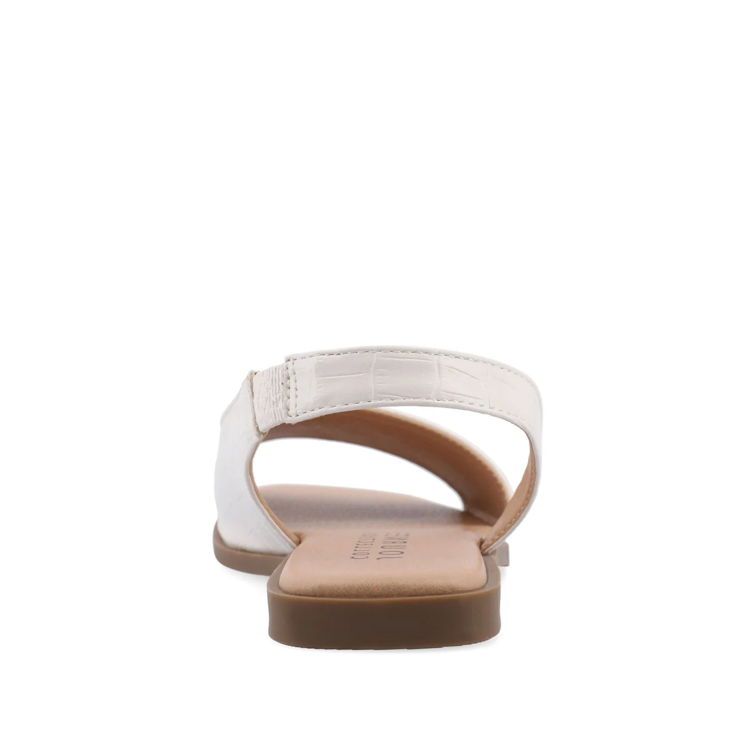 BRINSLEY CUTOUT SANDALS IN CROCO - Bone Croco - Image 7
