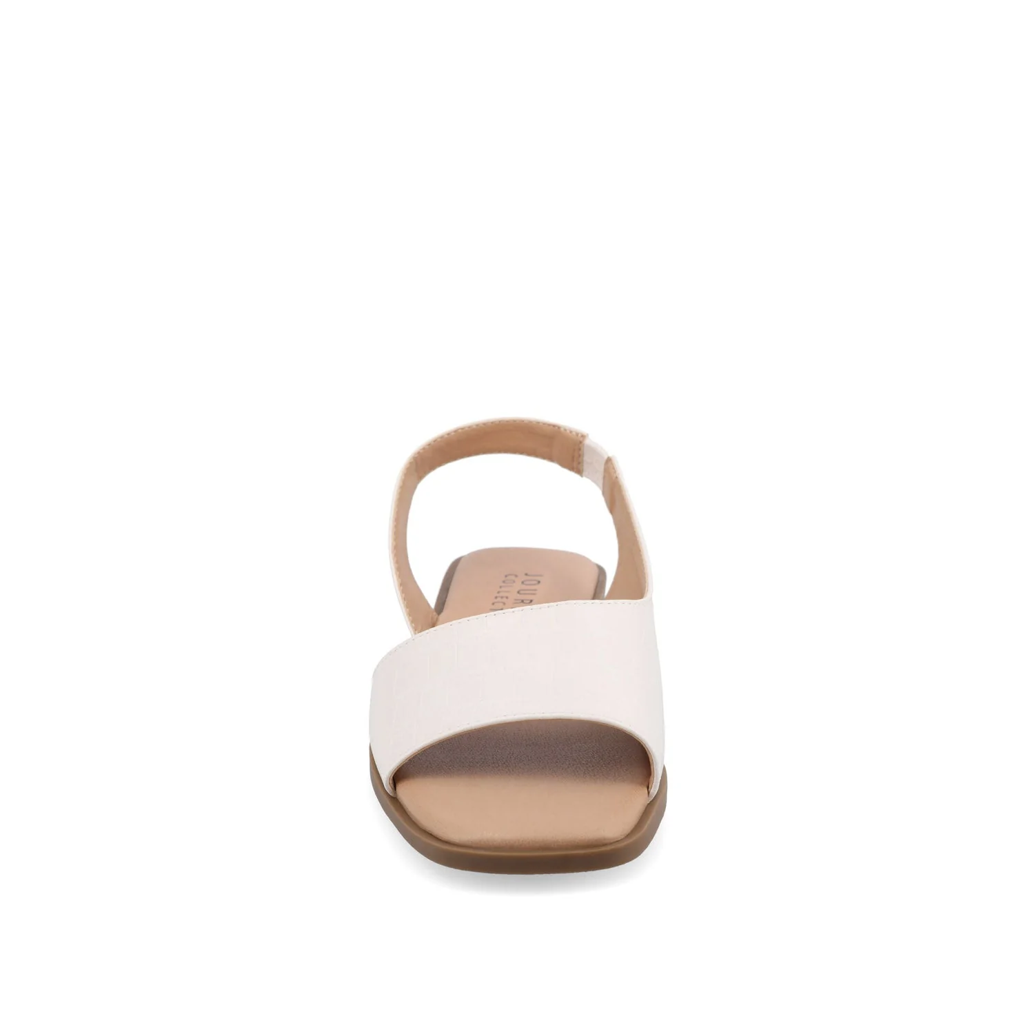 BRINSLEY CROCO SANDALS IN WIDE - Bone Croco - Image 5