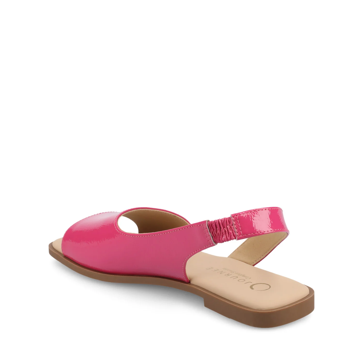 BRINSLEY CUTOUT SANDALS IN PATENT - Hot Pink - Image 6