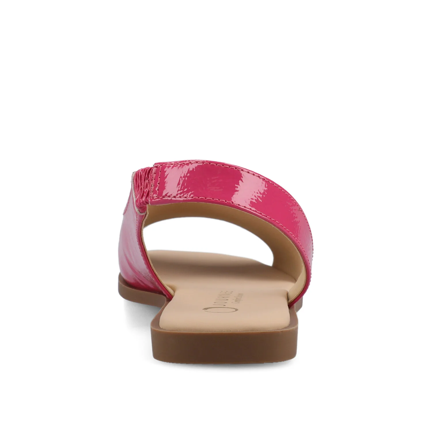 BRINSLEY PATENT SANDALS IN WIDE - Hot Pink - Image 6