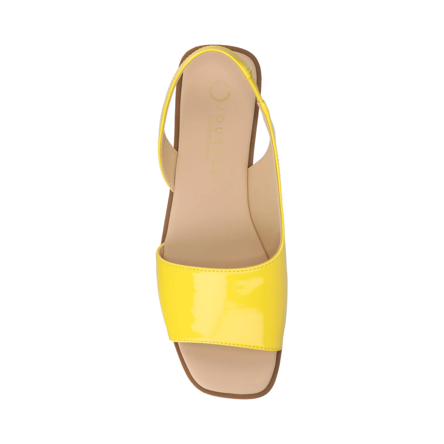 BRINSLEY PATENT SANDALS IN WIDE - Mango - Image 4