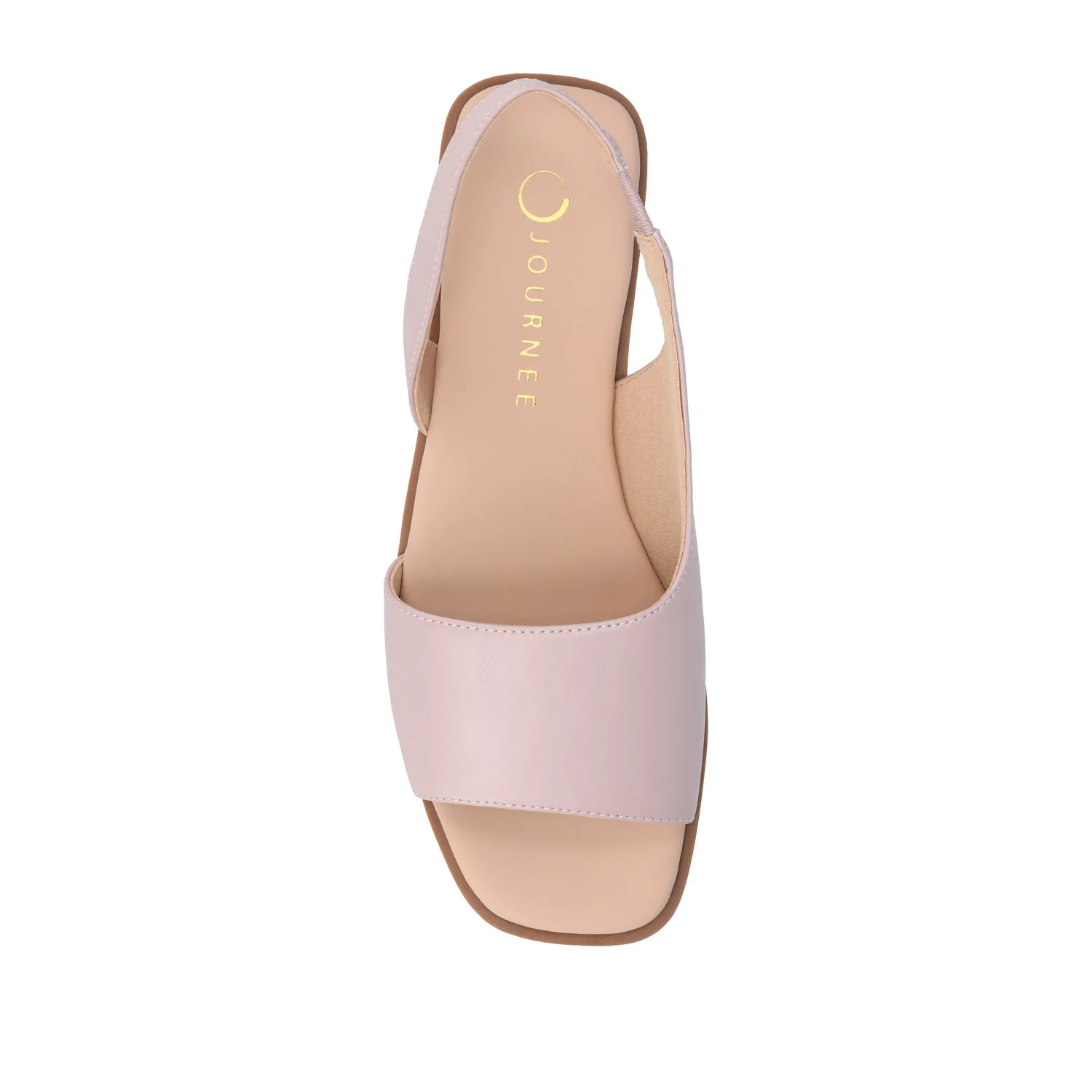 BRINSLEY VEGAN LEATHER SANDALS IN WIDE - Lilac PU - Image 6
