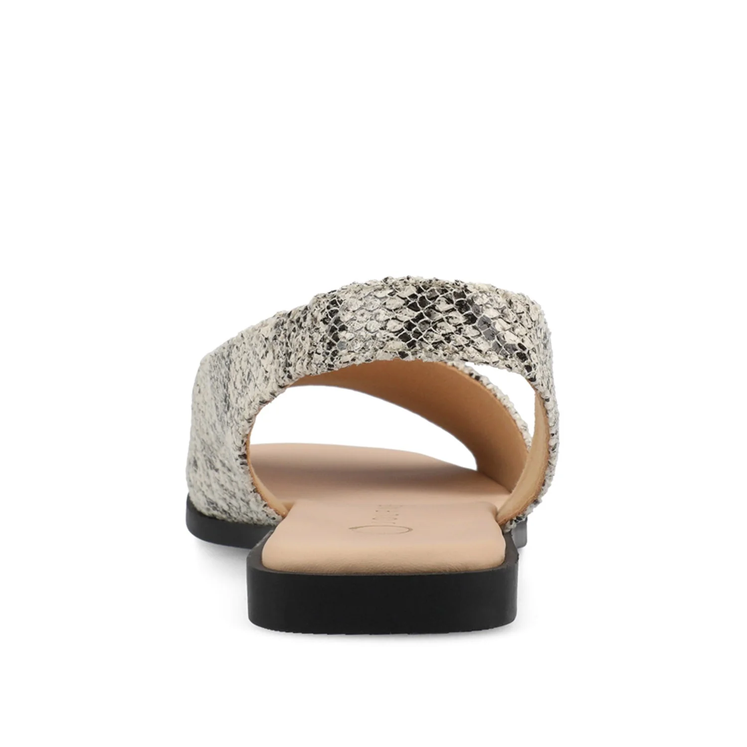 BRINSLEY VEGAN LEATHER SANDALS IN WIDE - Snake - Image 7