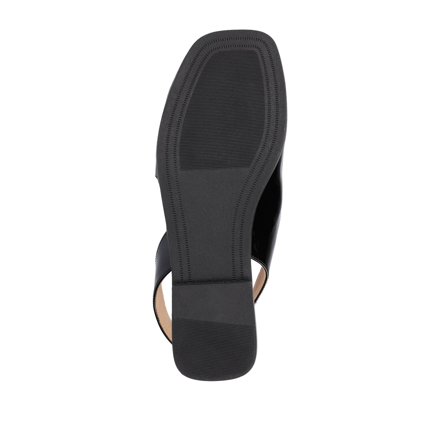 BRINSLEY CUTOUT SANDALS IN PATENT - Black Patent - Image 8