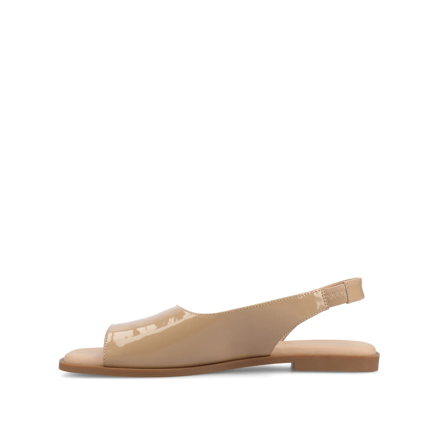 BRINSLEY PATENT SANDALS IN WIDE - Nude Patent - Image 3