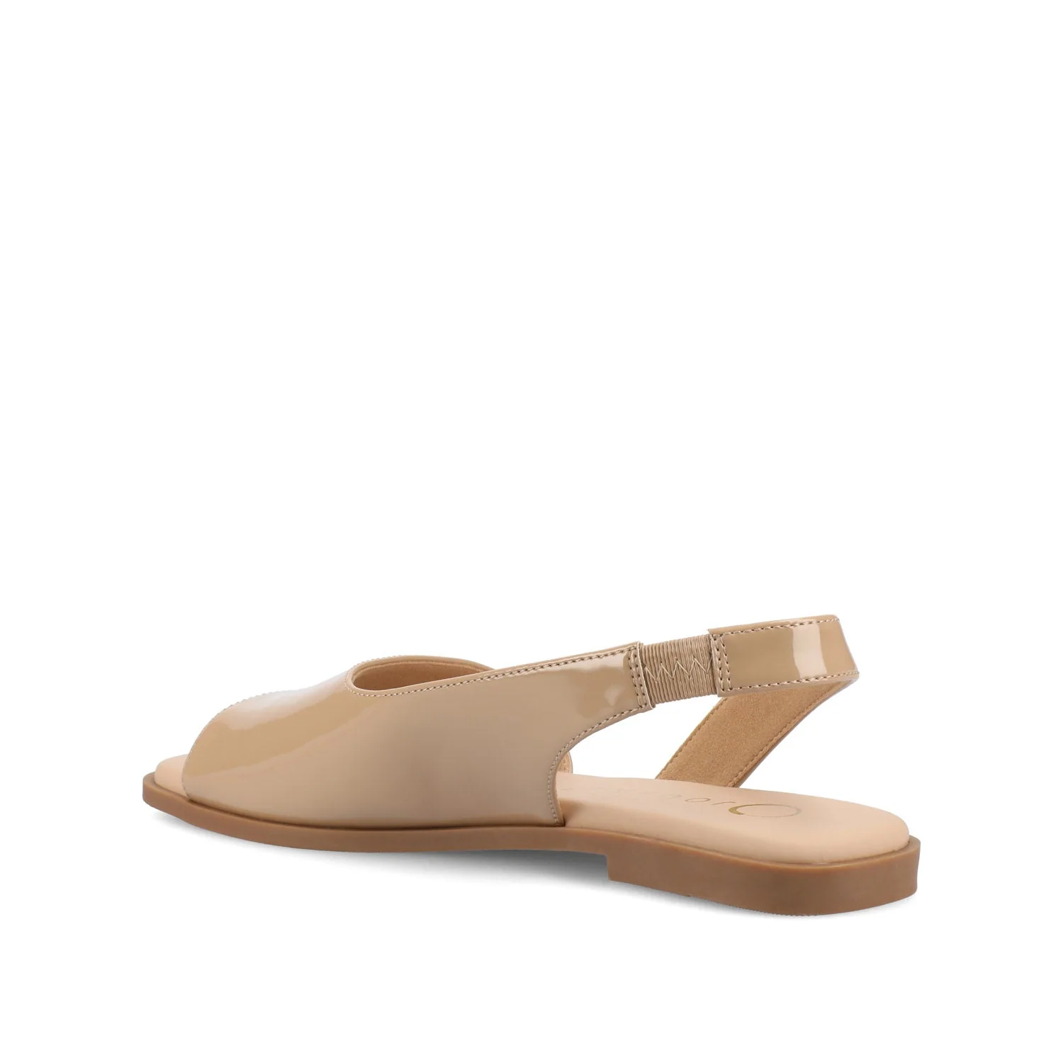 BRINSLEY PATENT SANDALS IN WIDE - Nude Patent - Image 4