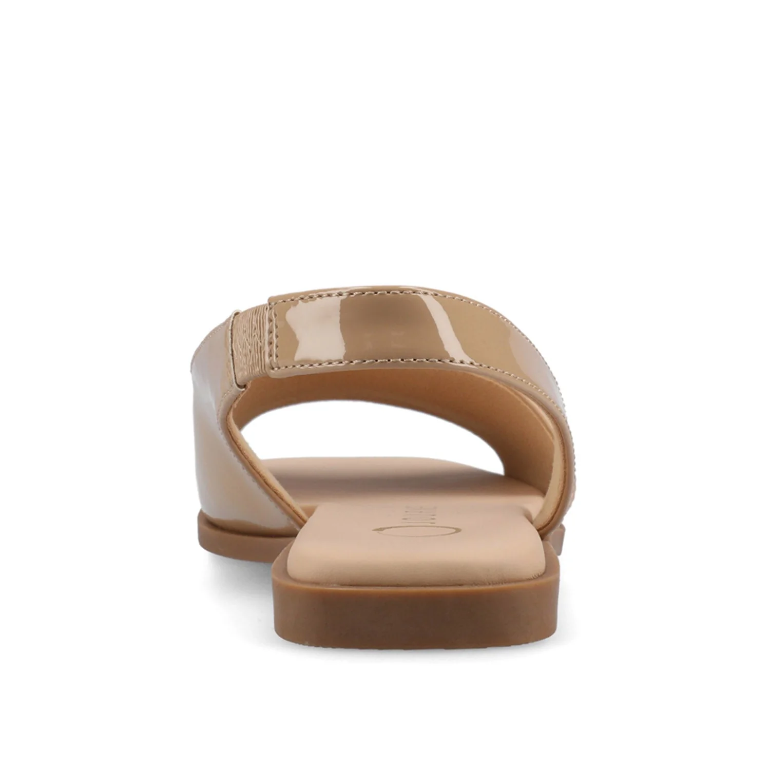 BRINSLEY PATENT SANDALS IN WIDE - Nude Patent - Image 7