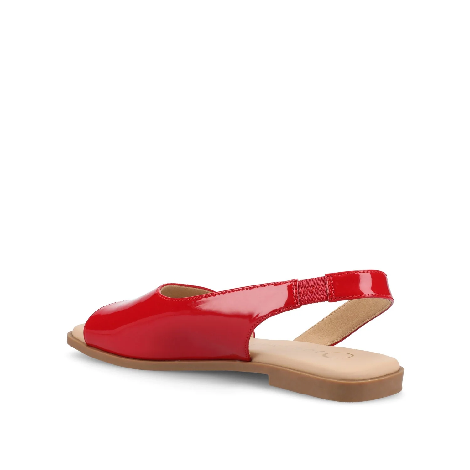 BRINSLEY CUTOUT SANDALS IN PATENT - Red Patent - Image 4