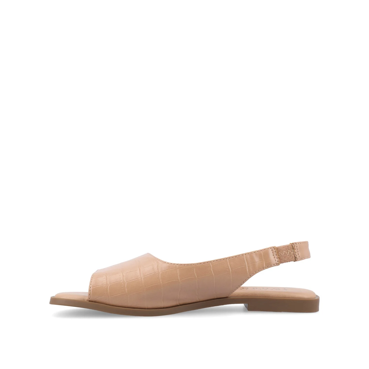 BRINSLEY CUTOUT SANDALS IN CROCO - Tan Croco - Image 3
