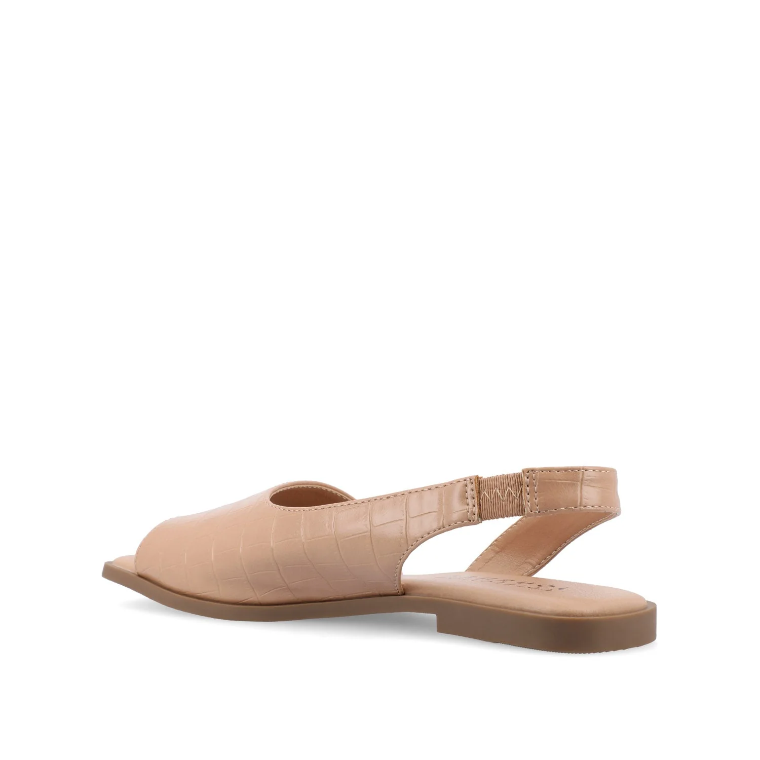 BRINSLEY CUTOUT SANDALS IN CROCO - Tan Croco - Image 4