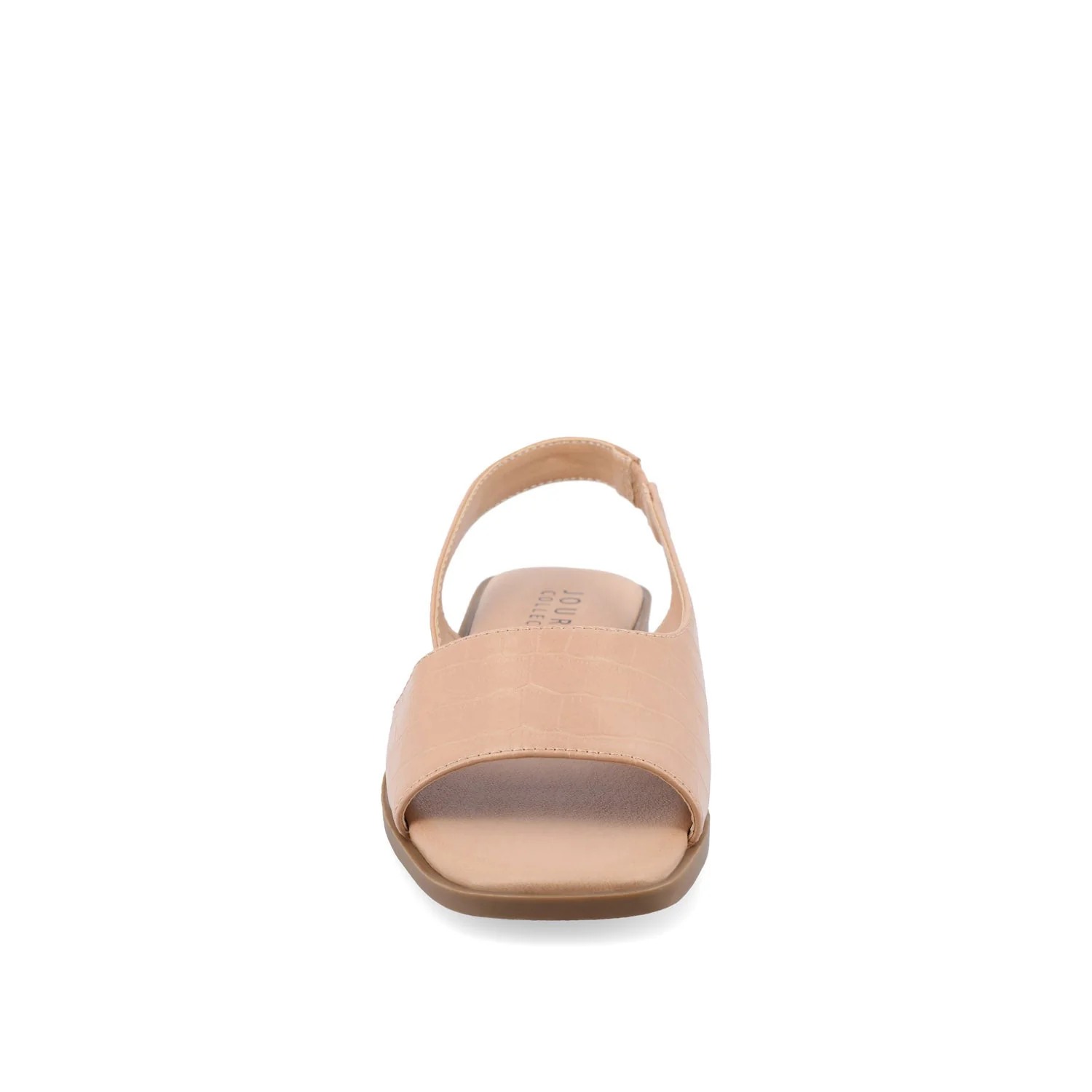 BRINSLEY CUTOUT SANDALS IN CROCO - Tan Croco - Image 5