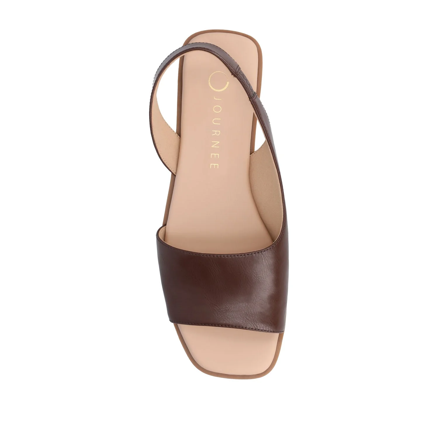 BRINSLEY SANDALS IN VEGAN LEATHER - Brown PU - Image 6