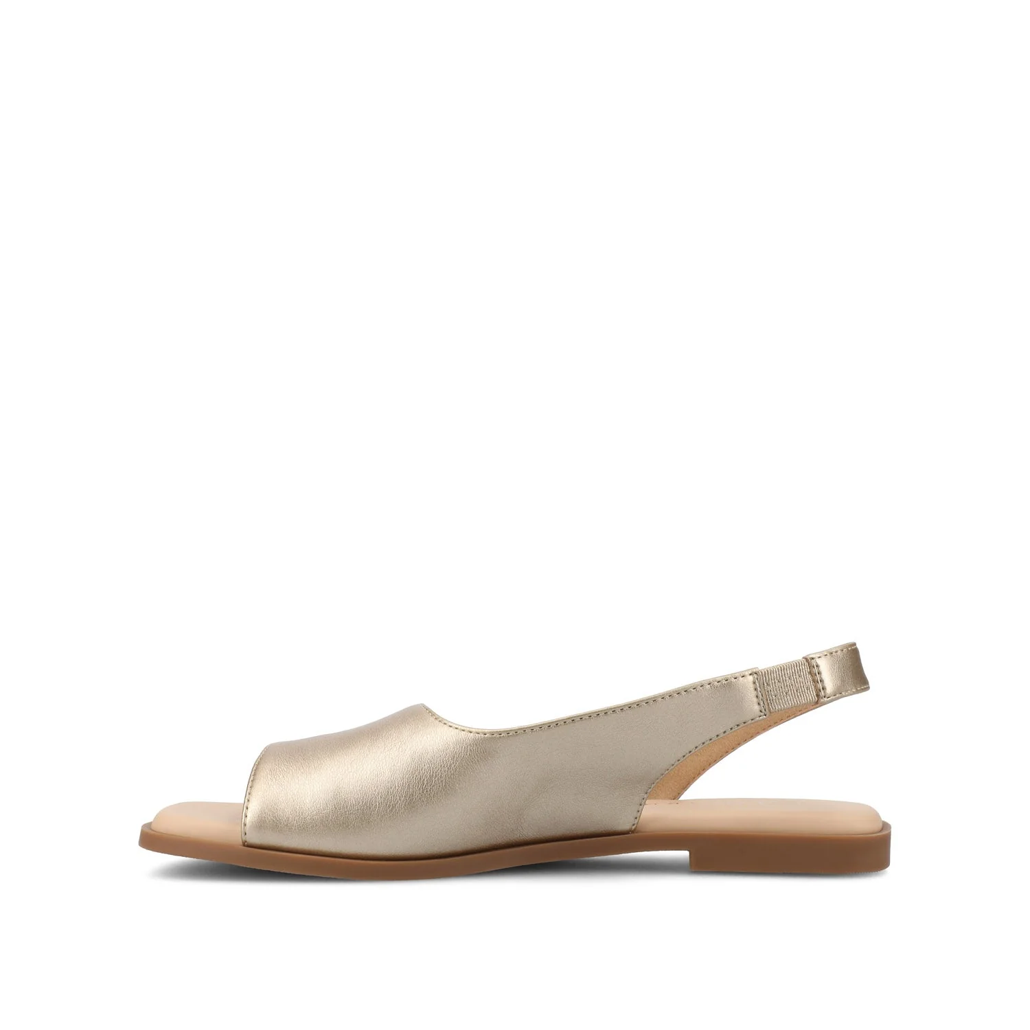 BRINSLEY SANDALS IN VEGAN LEATHER - Gold PU - Image 3