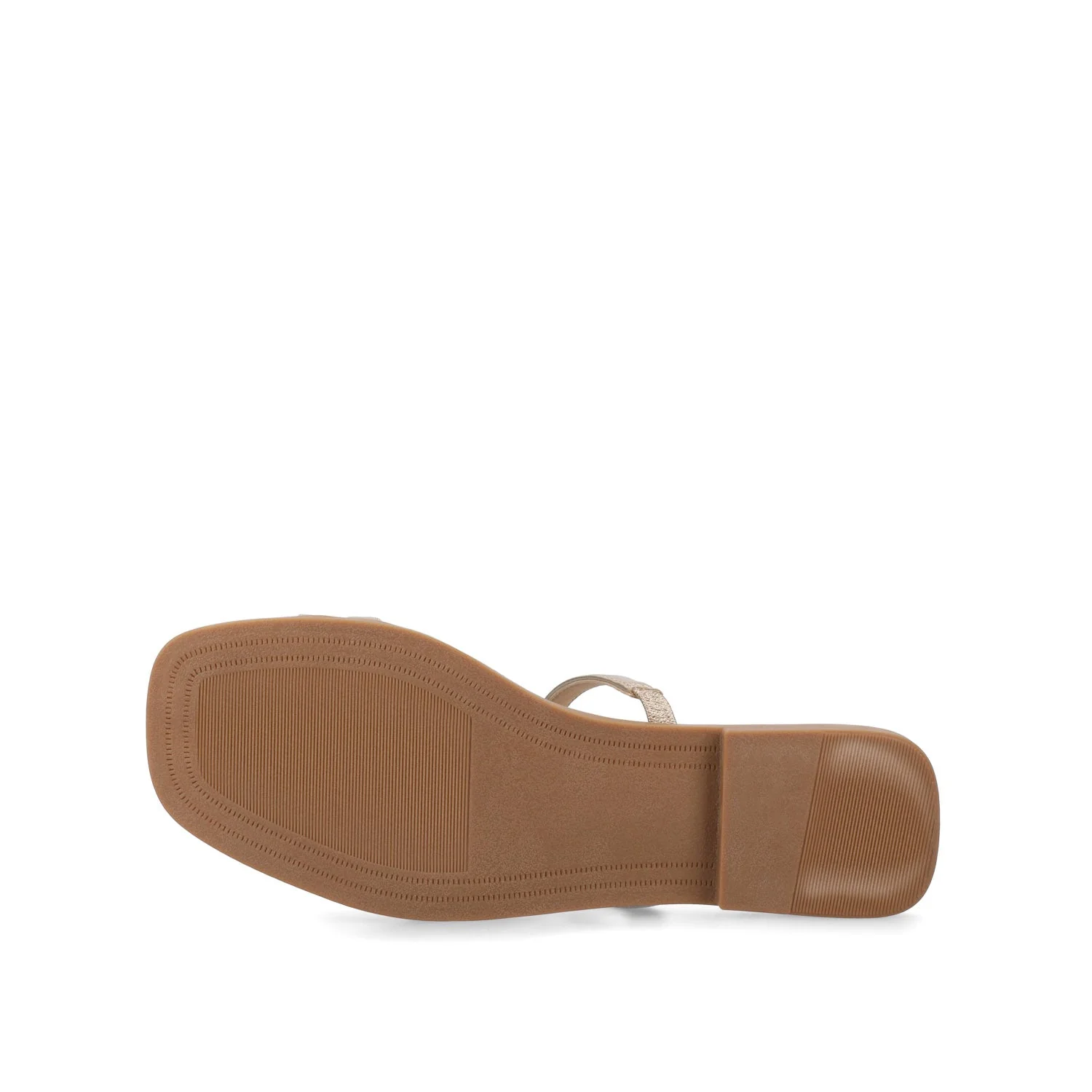 BRISA SLIDE SANDALS IN VEGAN LEATHER - Gold PU - Image 6