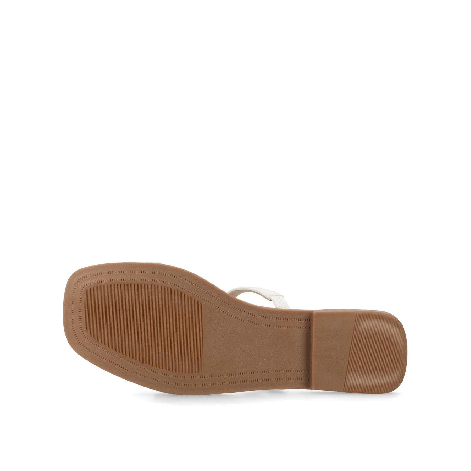BRISA SLIDE SANDALS IN VEGAN LEATHER - White PU - Image 5