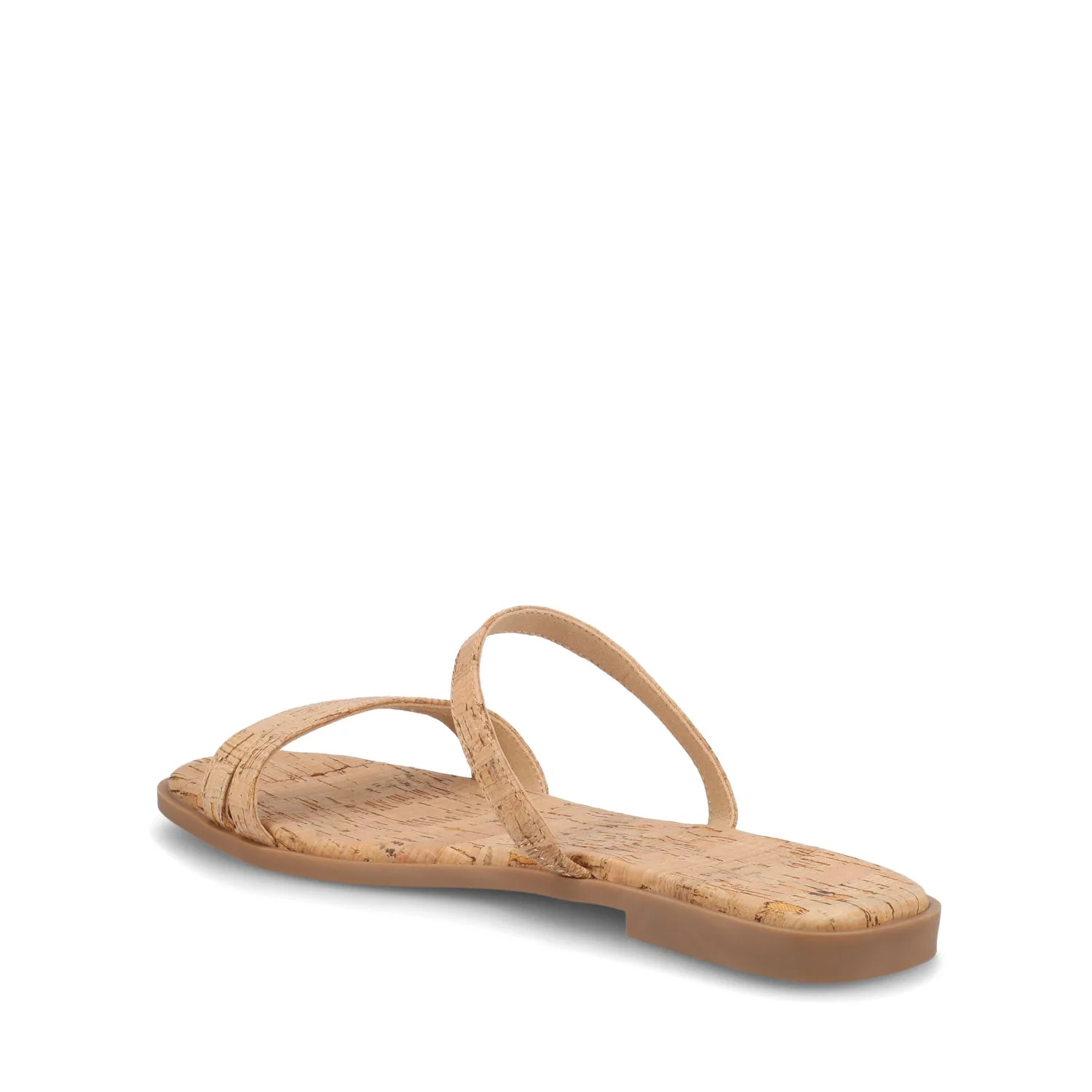 BRISA MULTI STRAP SLIDE SANDALS - Cork - Image 5