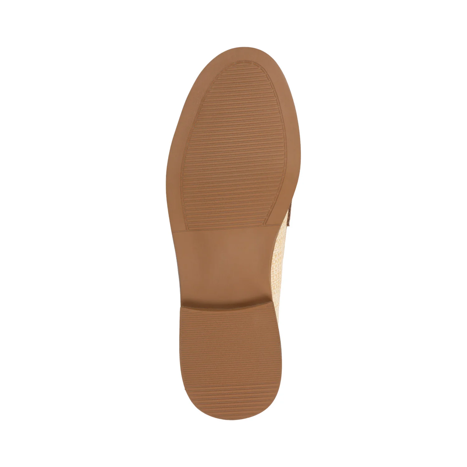 BROOKS PENNY LOAFER - Cognac/Natural Raffia - Image 5