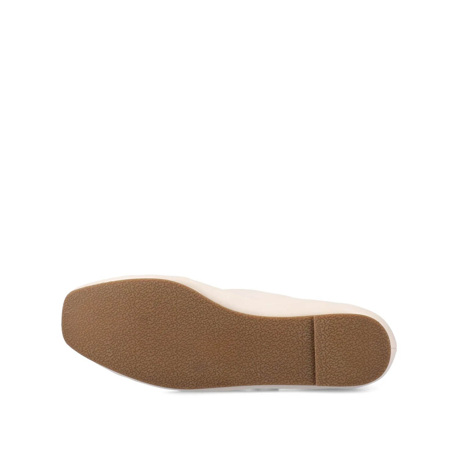 CALLEE VEGAN LEATHER BALLET FLATS IN WIDE - Bone - Image 5