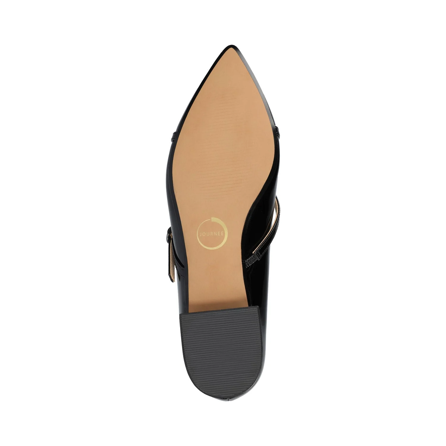 CAMBY DRESS FLAT IN WIDE - Black Patent - Image 5