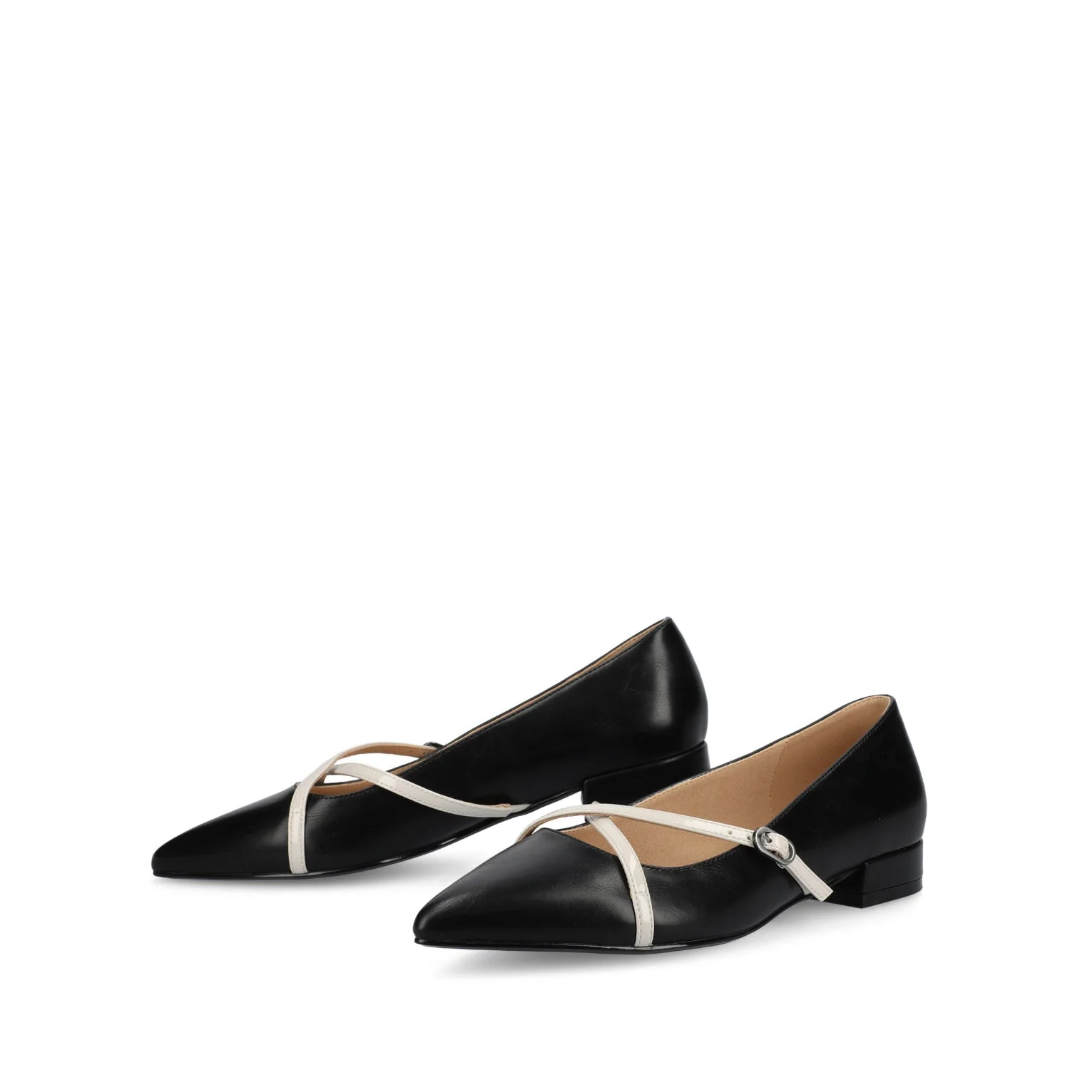 CAMBY DRESS FLAT IN WIDE - Black PU - Image 2