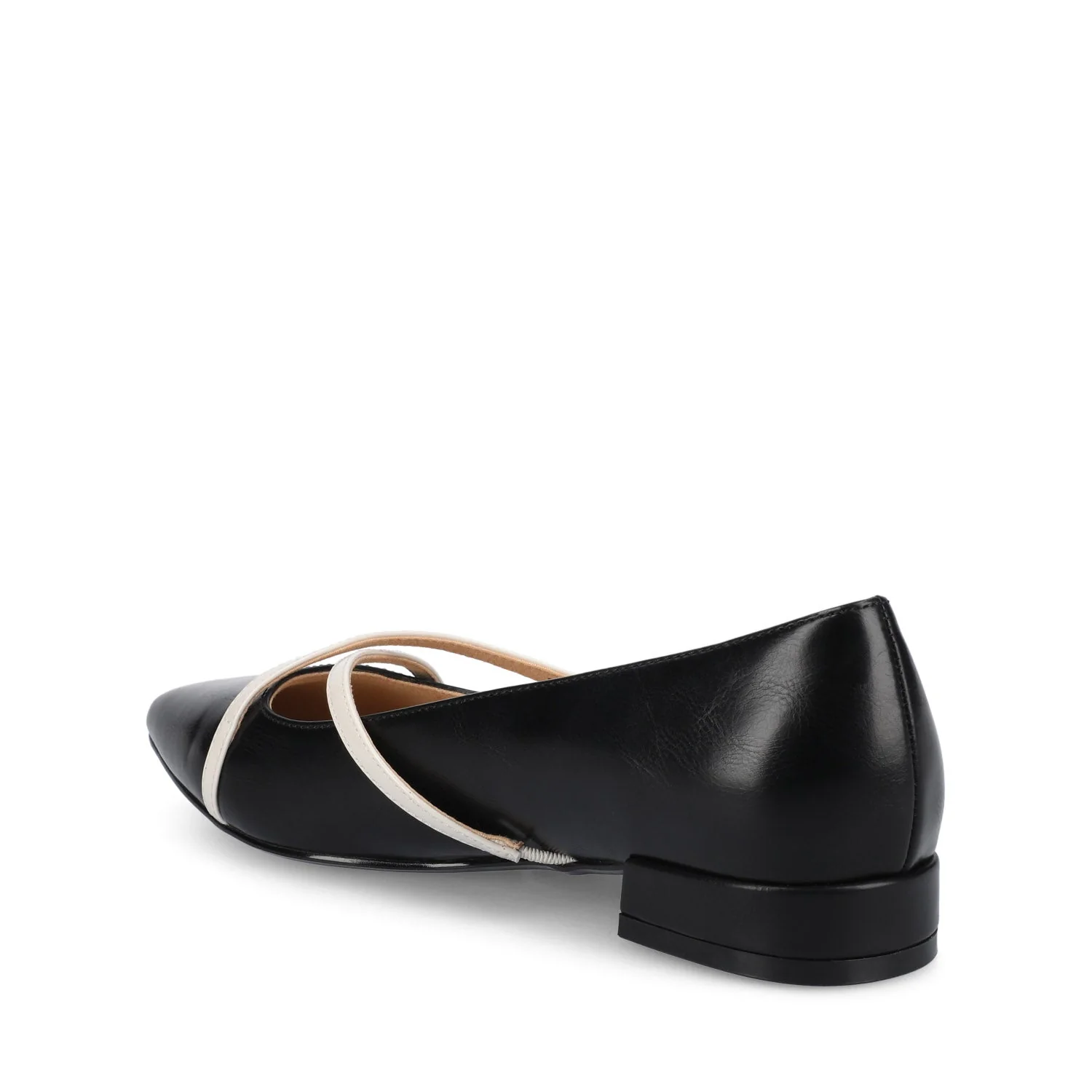 CAMBY DRESS FLAT IN WIDE - Black PU - Image 4